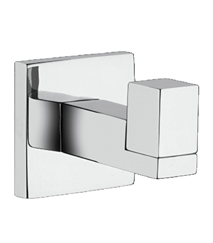 PORTE PEIGNOIR CHROME CARRE