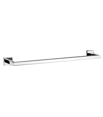 Porte serviette 60cm chrome carre 