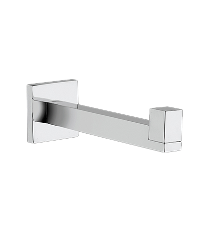 Porte papier chrome carre