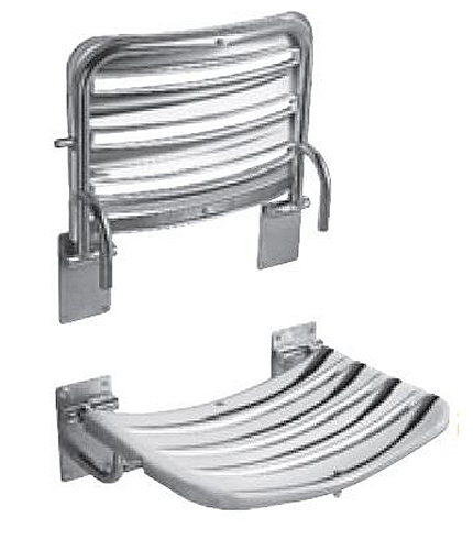 SIEGE POUR DOUCHE HANDICAPE INOX 