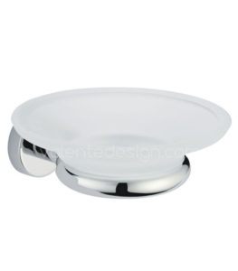 PORTE SAVON EN VERRE DEPOLI 