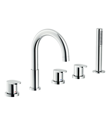 BATTERIE BAIN-DOUCHE, BATTERIE 5 TROUS BORD BAIGNOIRE