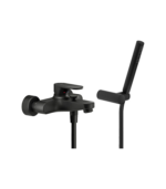 Mitigeur bain douche 2 voies avec duplex yoyo noir matt