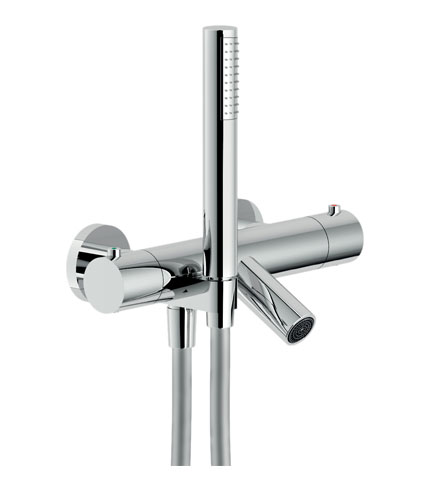 BAIN-DOUCHE, MITIGEUR THERMOSTATIQUE MURAL COMPLET