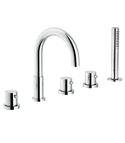 BATTERIE BAIN-DOUCHE, BATTERIE 5 TROUS BORD BAIGNOIRE