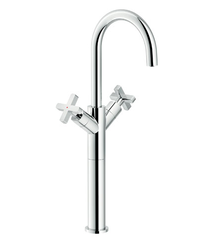 LAVABO, MÉLANGEUR MONOTROU REHAUSSÉ