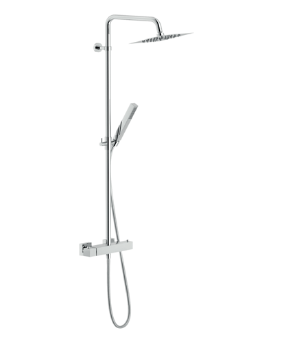 COLONNE DOUCHE, MITIGEUR THERMOSTATIQUE MURAL