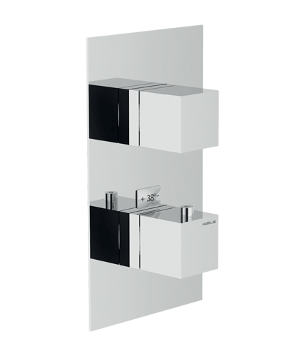 THERMOSTATIQUE À ENCASTRER, FAÇADE APPARENTE